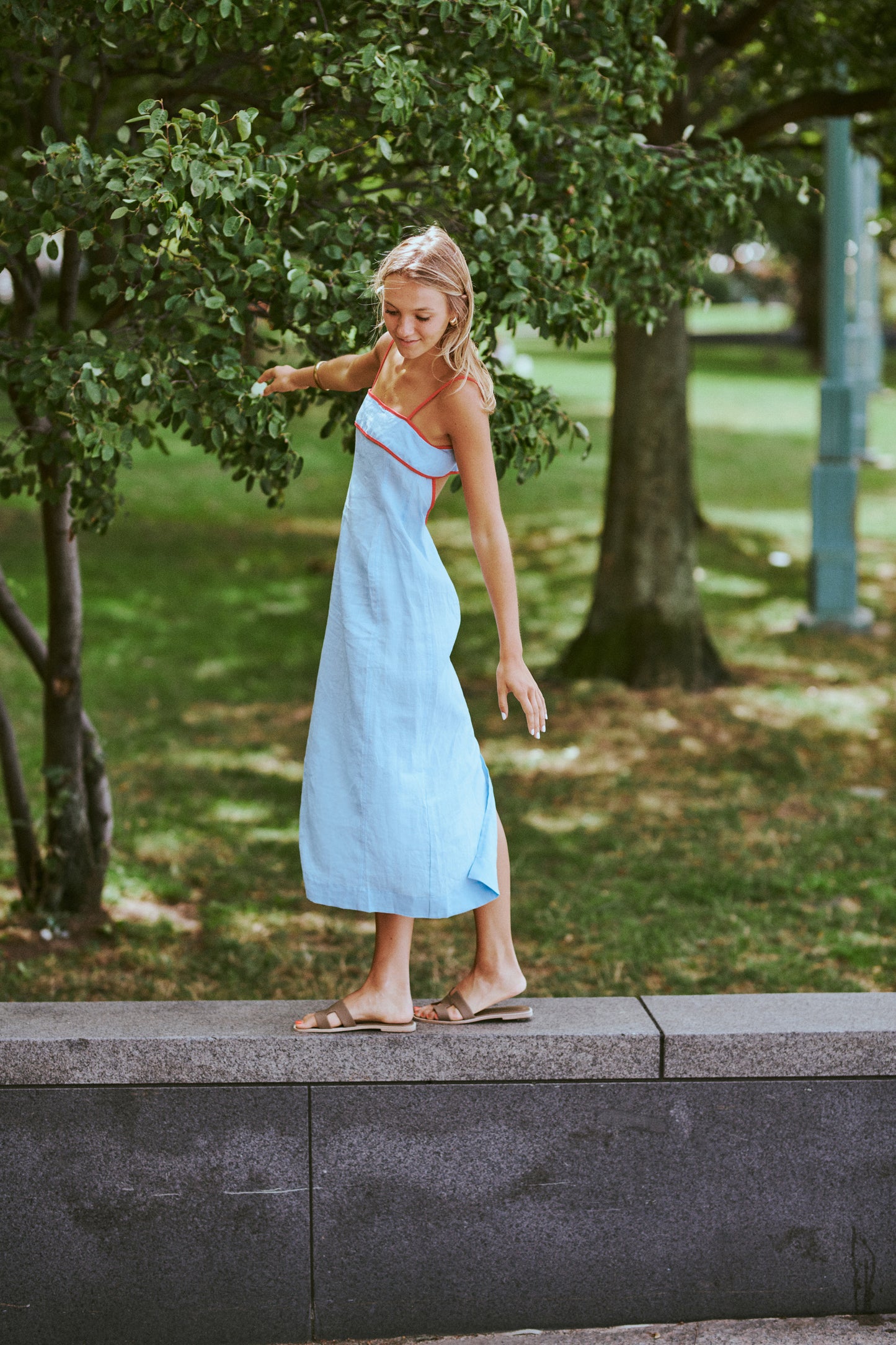 CHANIA DRESS - SKY