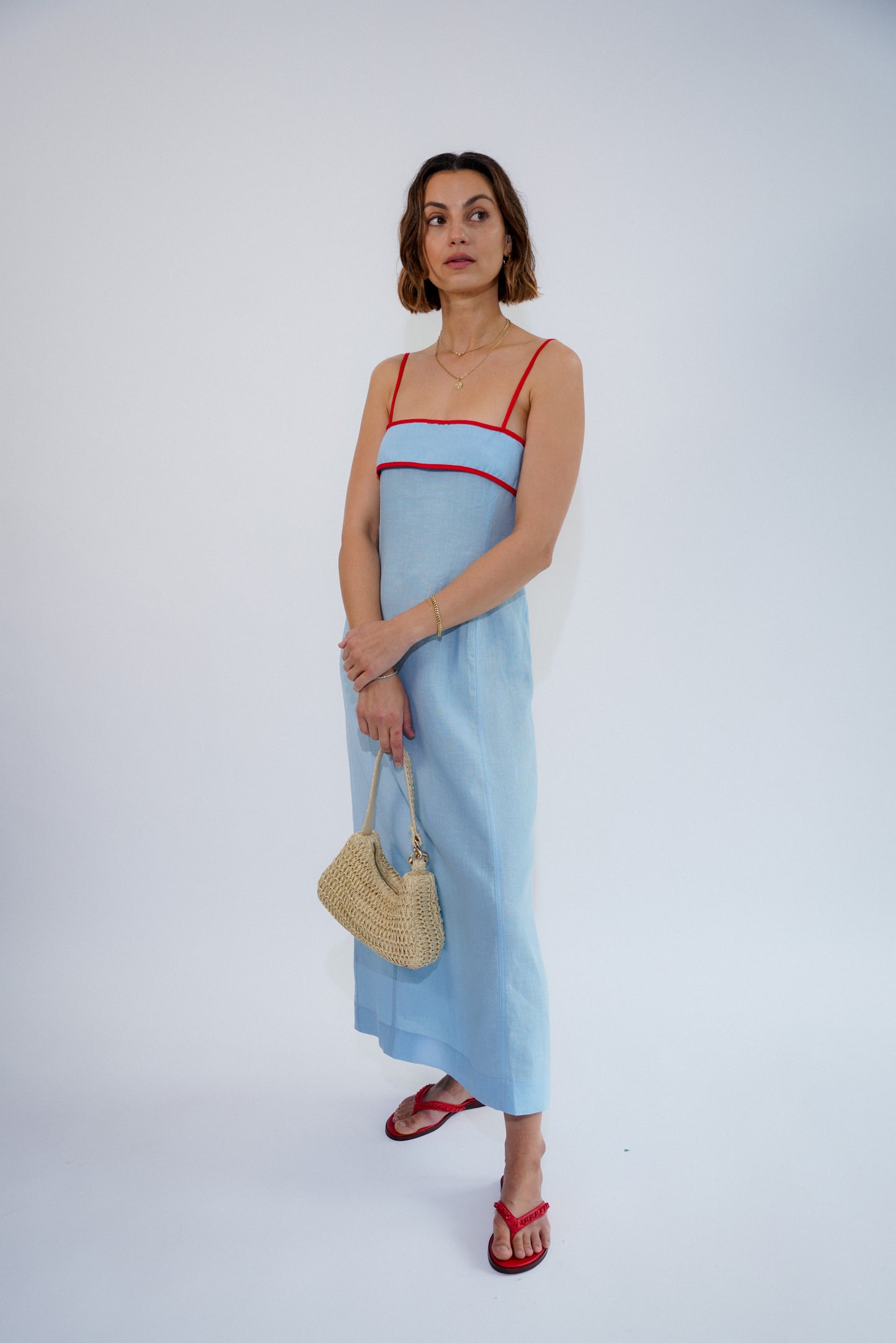 CHANIA DRESS - SKY
