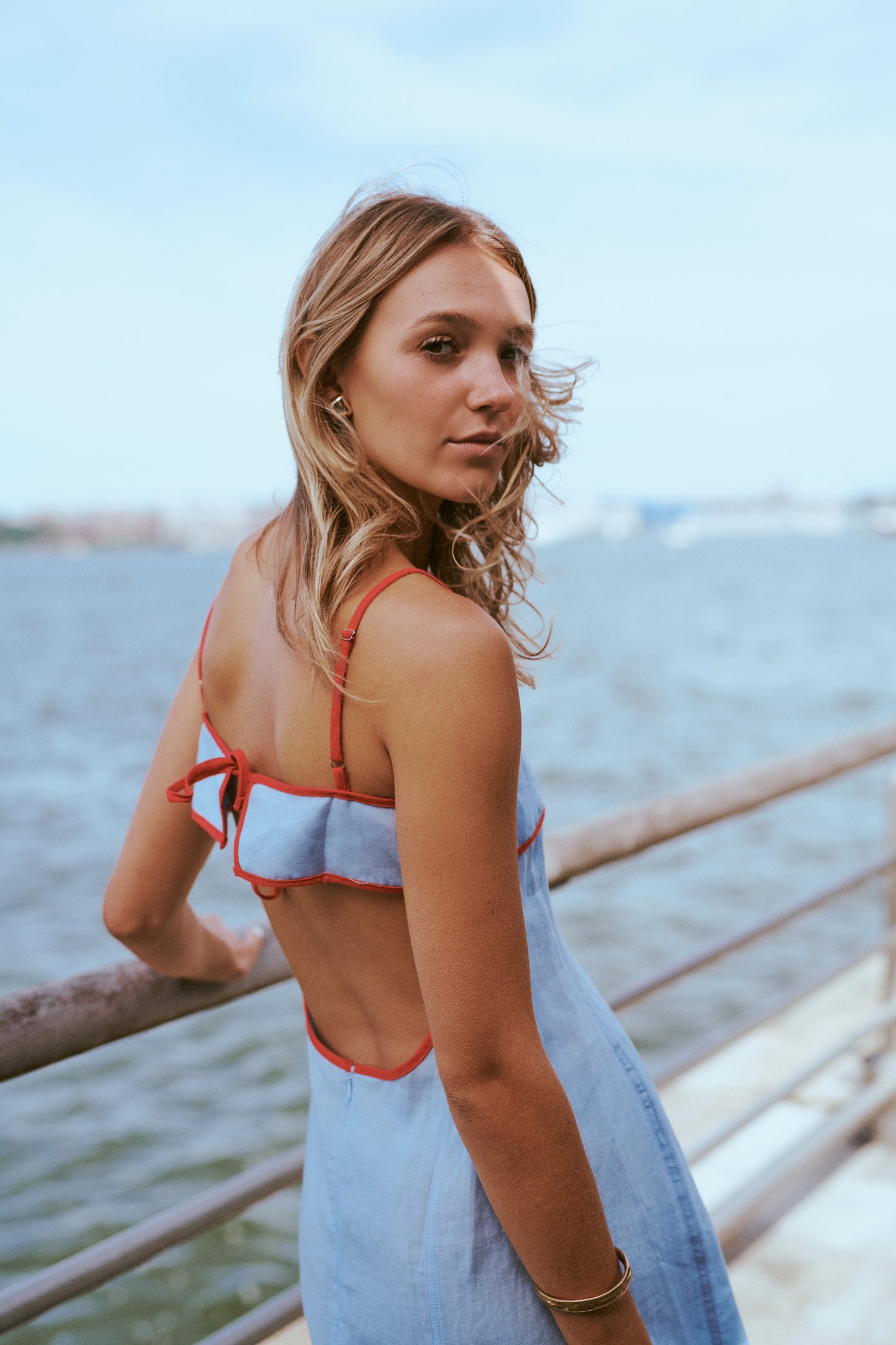 CHANIA DRESS - SKY