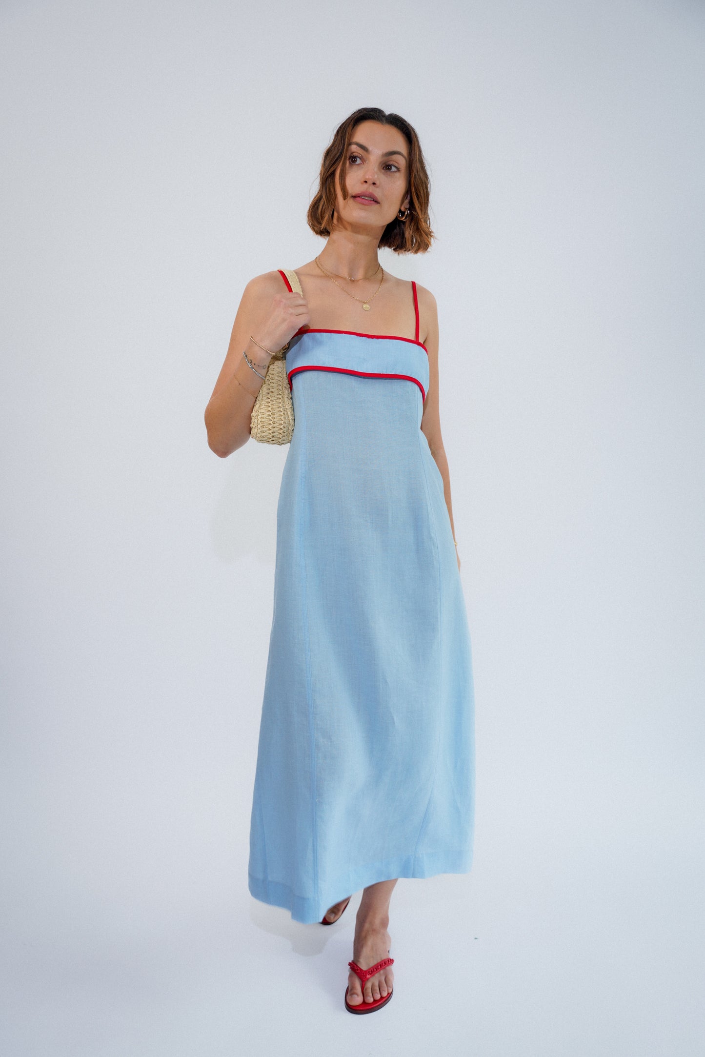 CHANIA DRESS - SKY
