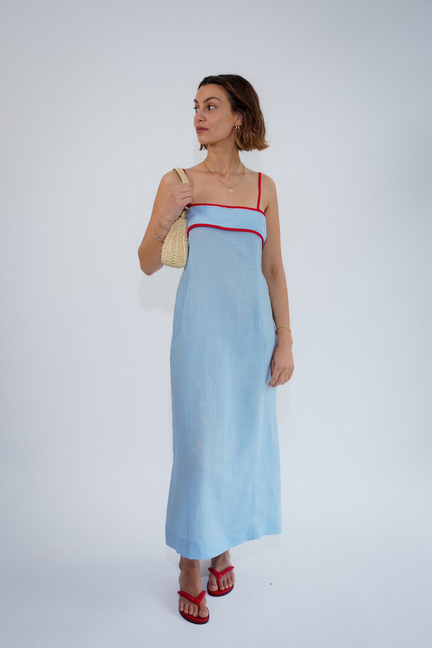 CHANIA DRESS - SKY