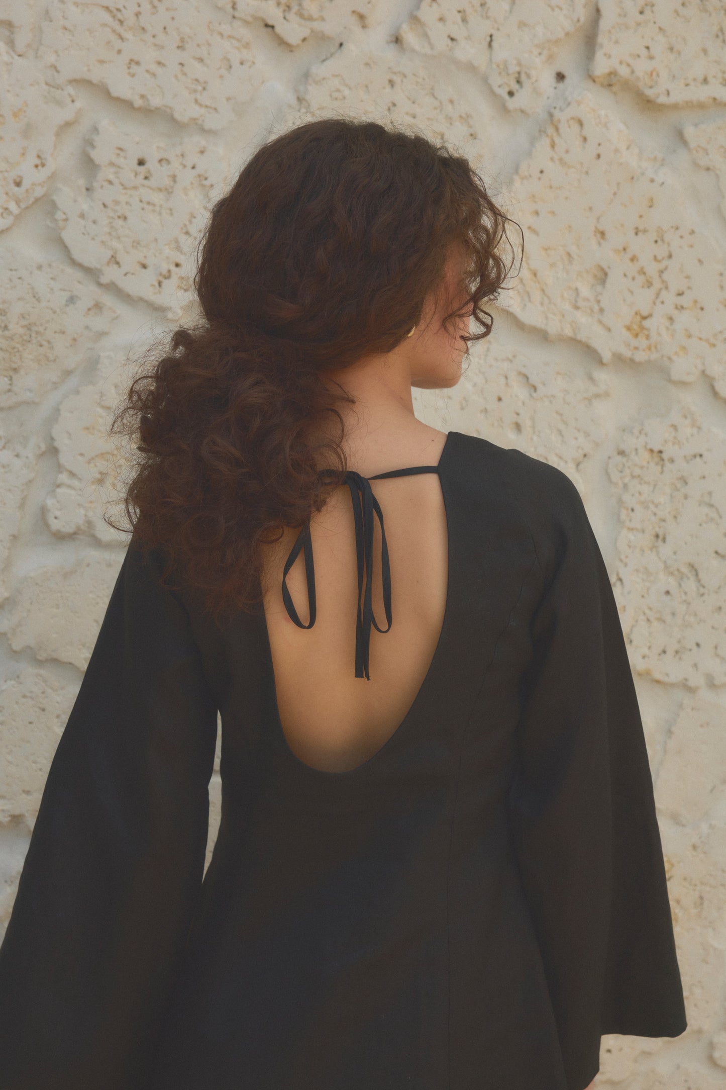 MONACO LINEN MINI DRESS