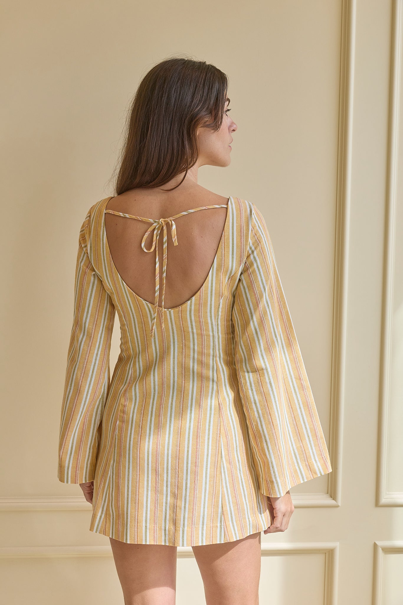 MONACO MINI DRESS - SUNSET STRIPE